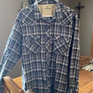 Men’s Outdoor Life button down shirt (snaps)